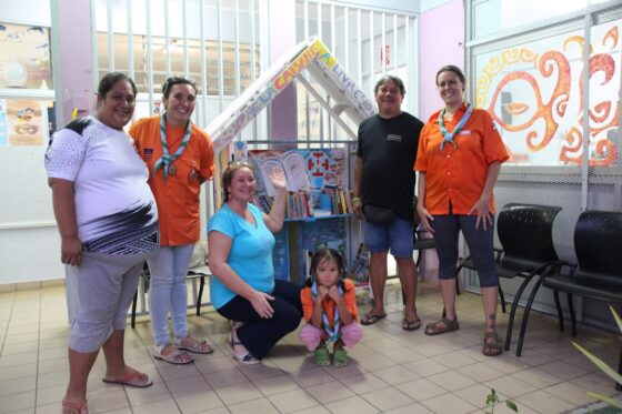Une cabane à livres pour plus de lecture !