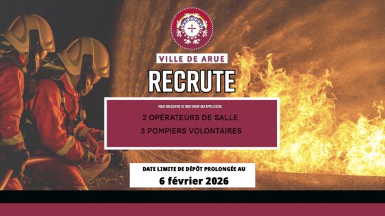 Délai prolongé pour le recrutement des pompiers à la mairie de Arue