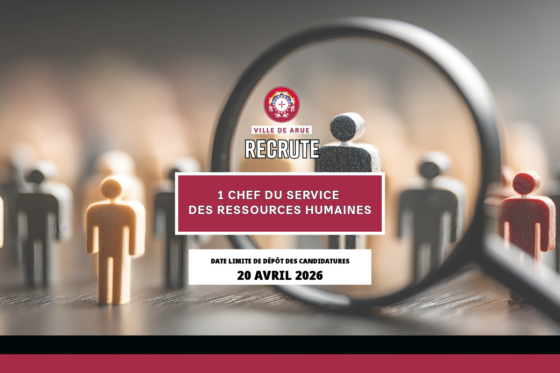 Arue recrute son chef de service RH