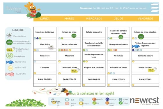 Derniers menus pour nos écoles avant les vacances ! 🏖️