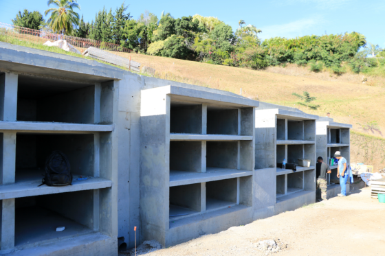 Enfeus : le chantier du cimetière de Erima est en bonne voie